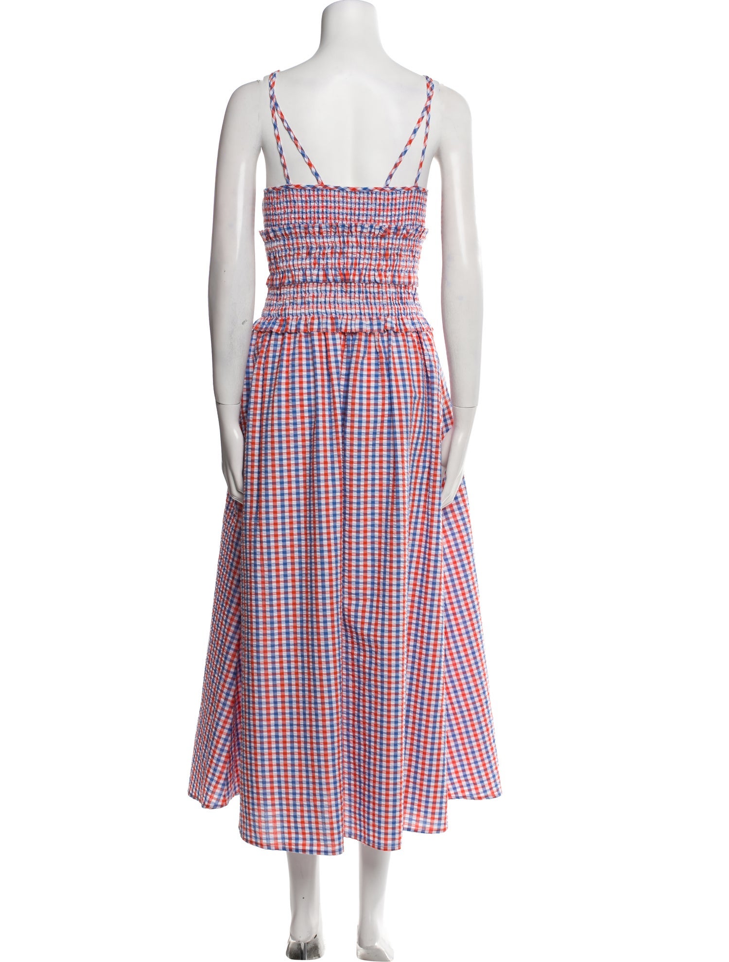 Hunter Bell Plaid Print Long Dress w/ Tags